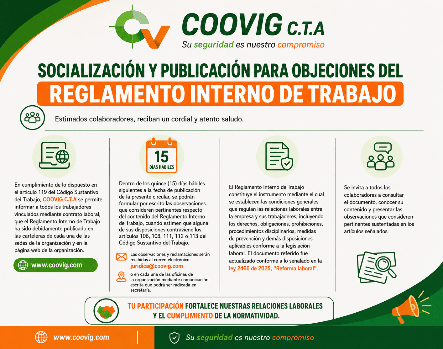 Reglamento Interno de Trabajo